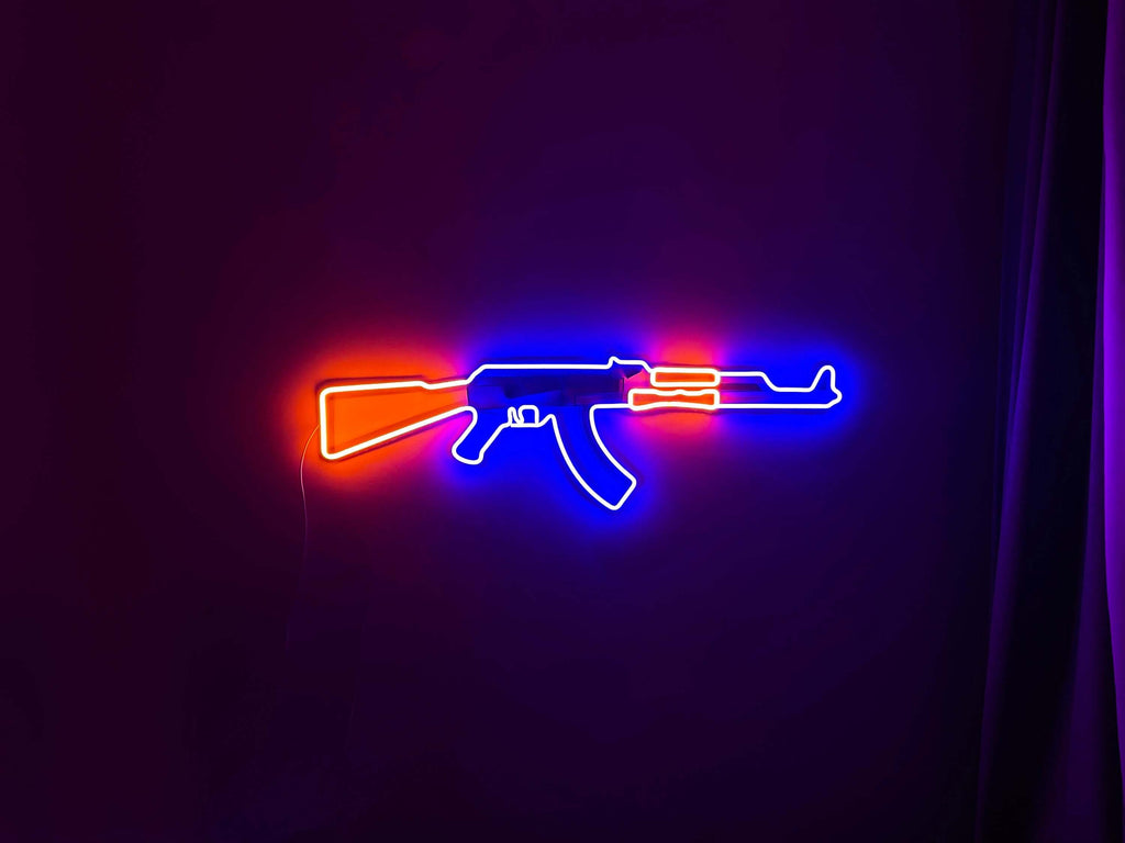 AK 47 neon sign - Neonon