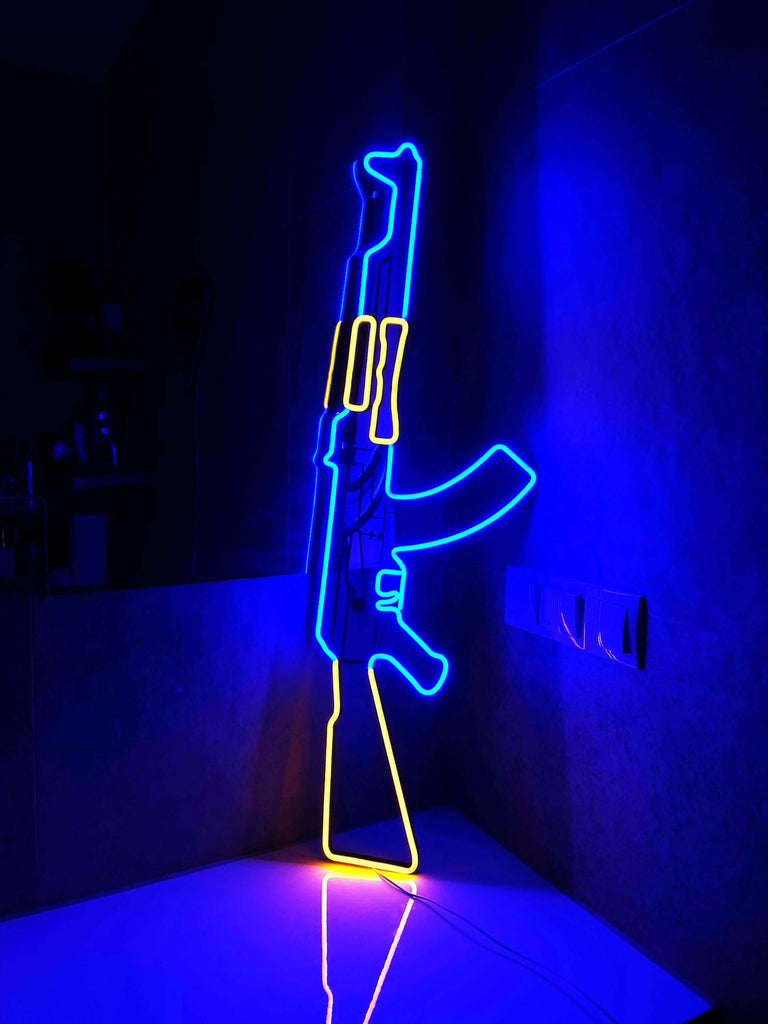 AK 47 neon sign - Neonon