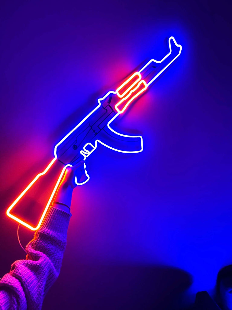 AK 47 neon sign - Neonon