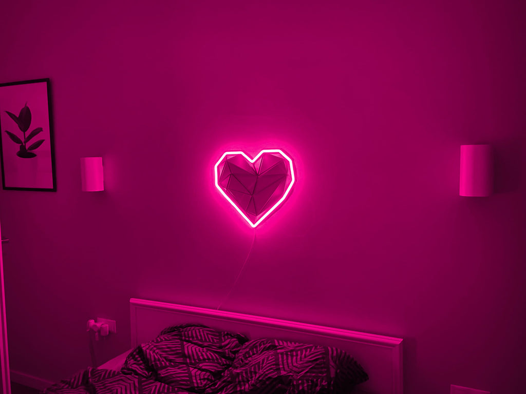 Heart love neon sign - Neonon