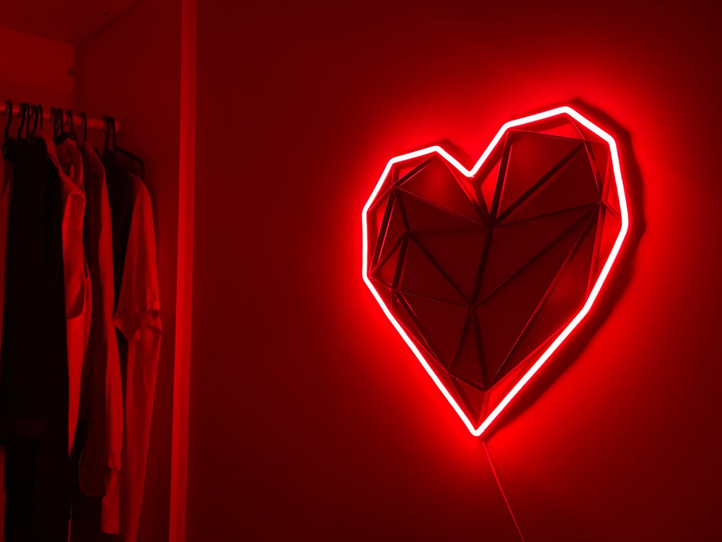 Heart love neon sign - Neonon