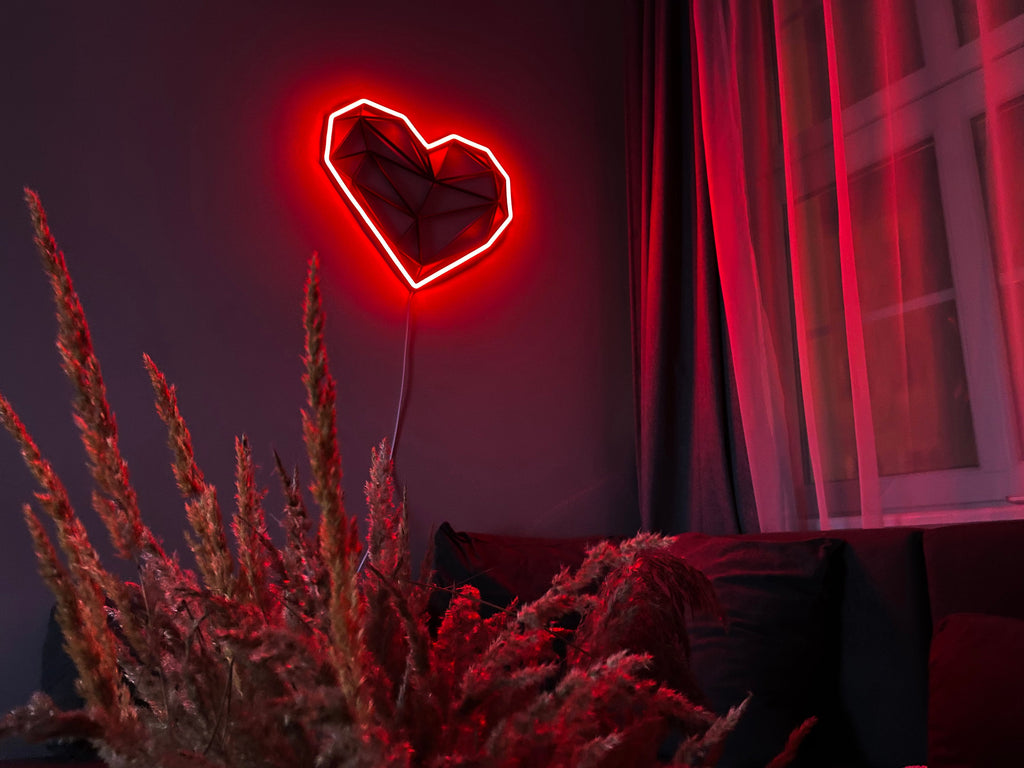 Heart love neon sign - Neonon