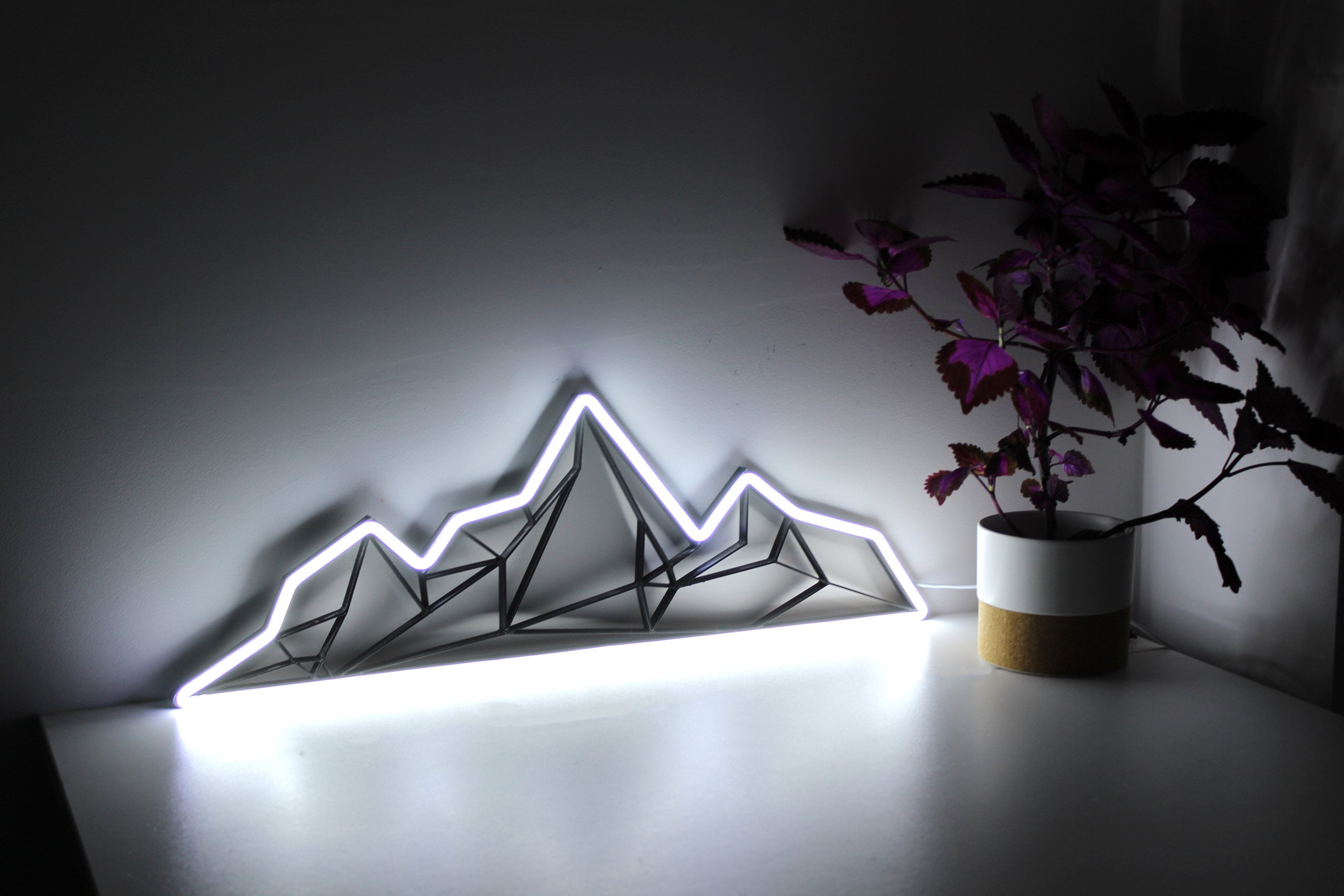 Mountain wall art neon sign - Neonon