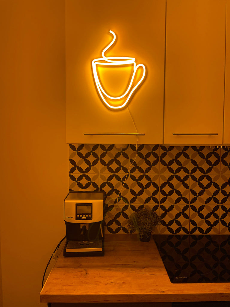 Coffee cup neon sign - Neonon