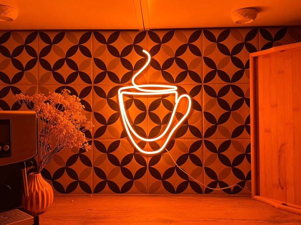 Coffee cup neon sign - Neonon