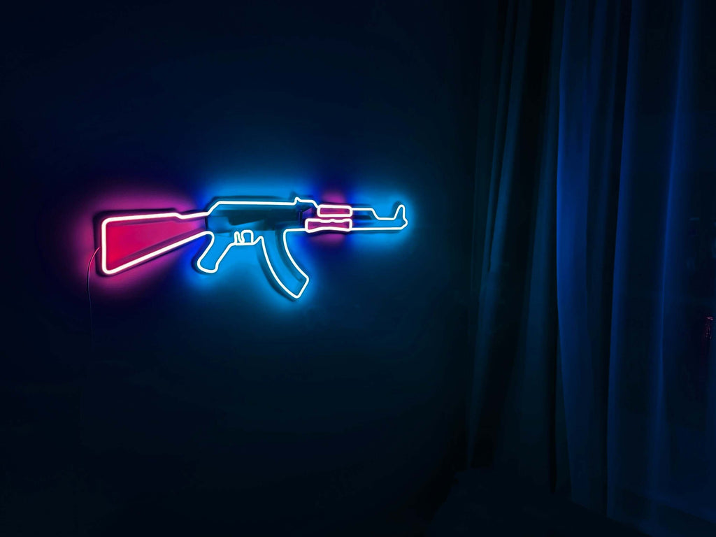 AK 47 neon sign - Neonon