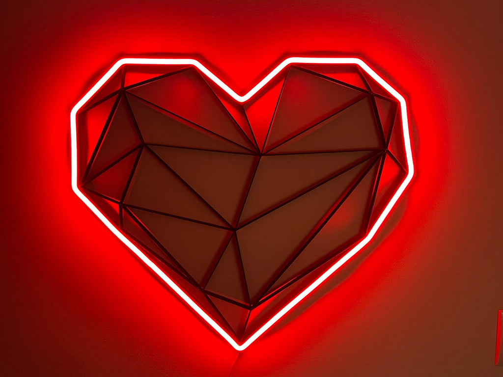 Heart love neon sign - Neonon