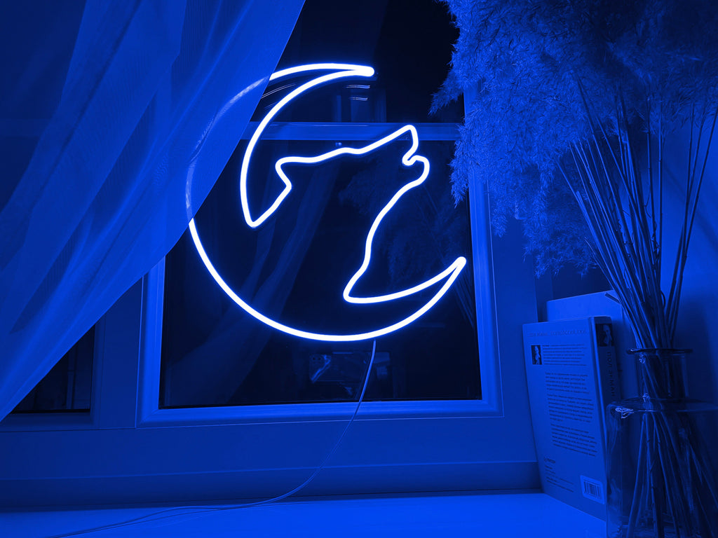 Wolf neon sign - Neonon