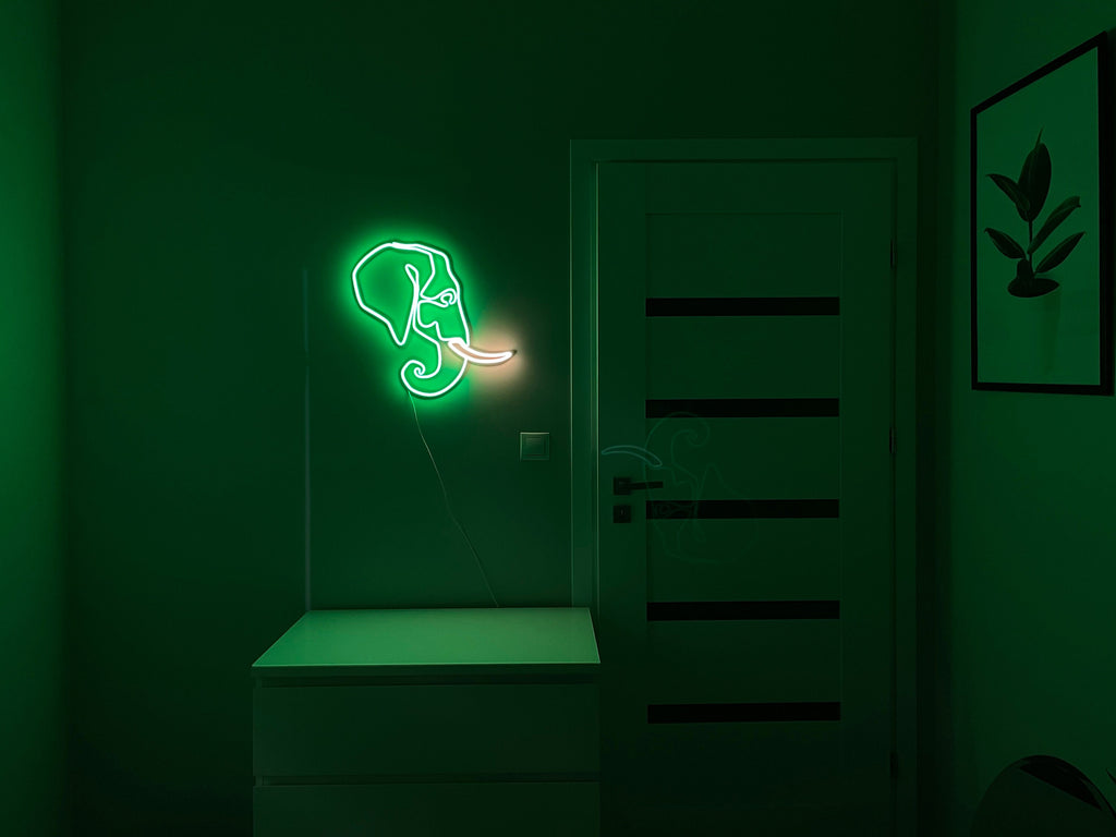 Elephant neon sign - Neonon