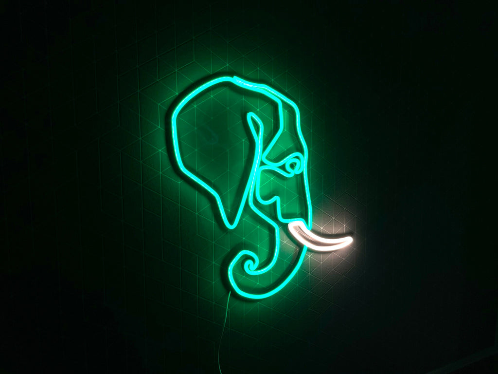 Elephant neon sign - Neonon