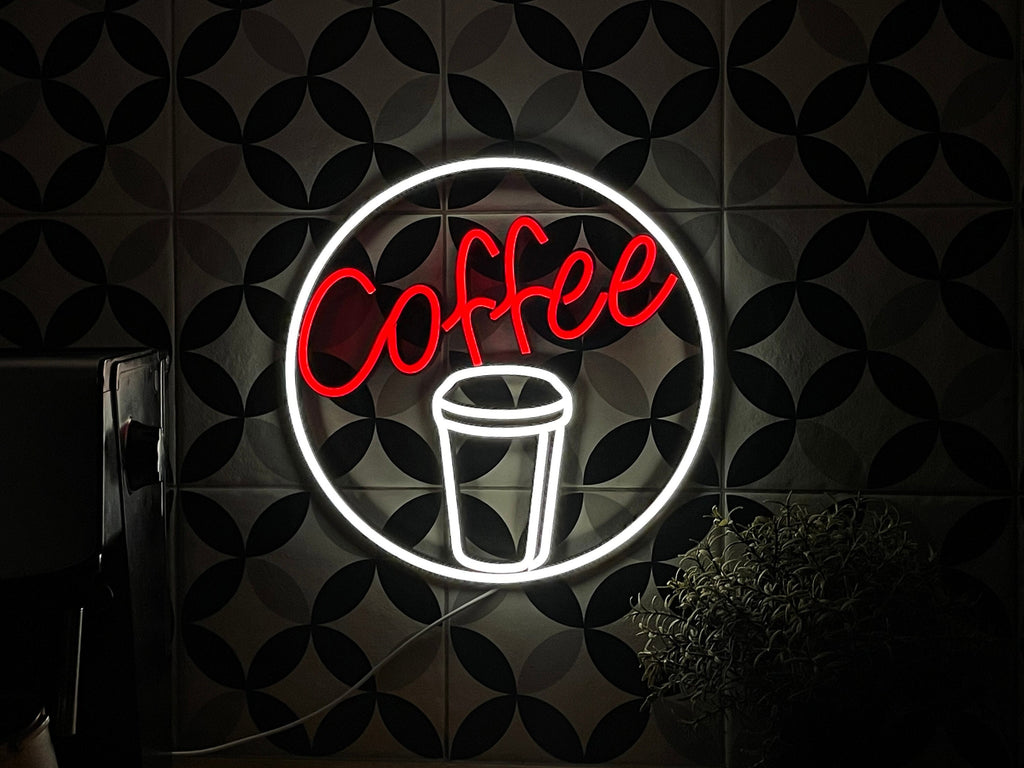 Coffee neon bar sign - Neonon