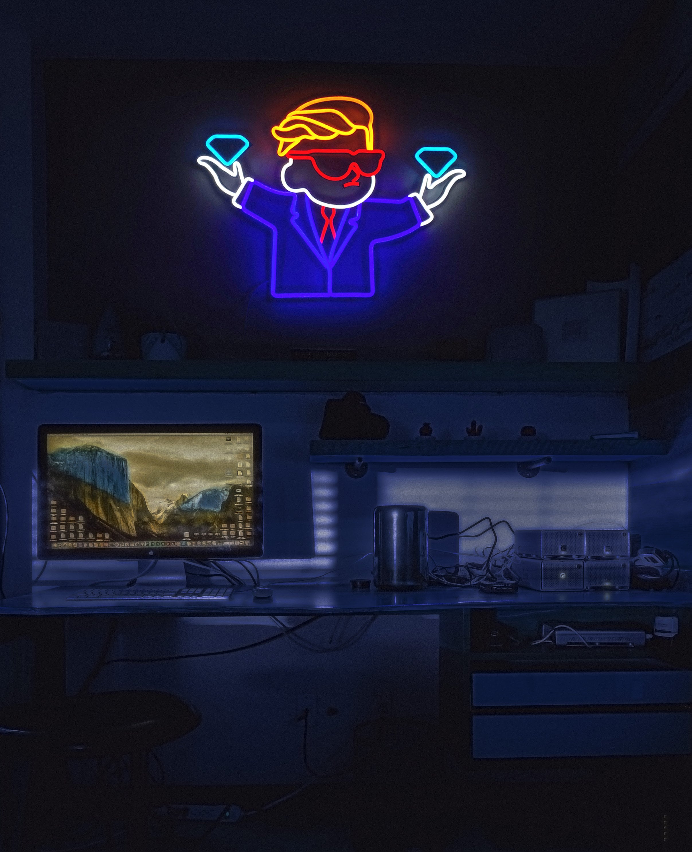 Diamond hands neon sign - Neonon