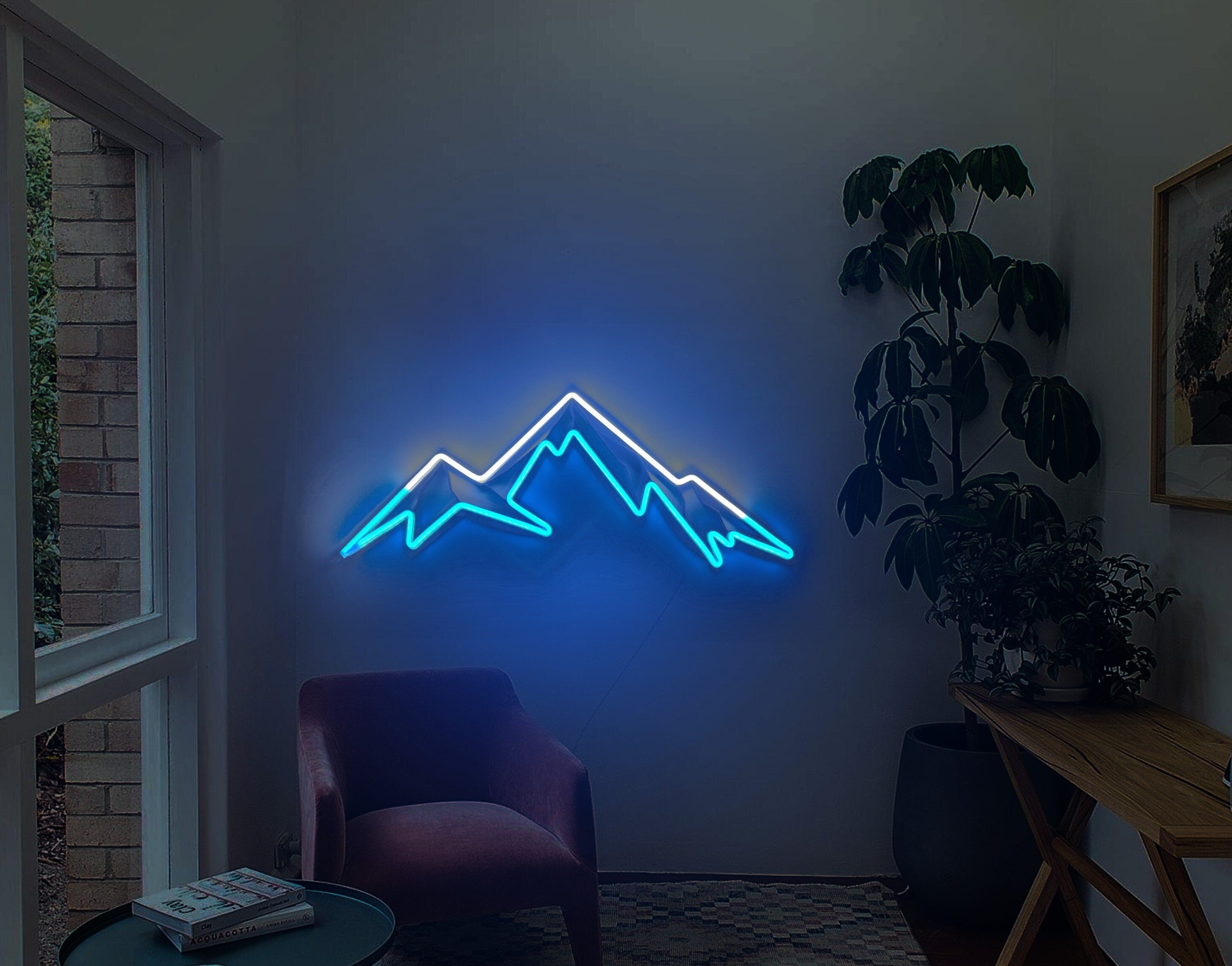 Mountain neon sign - Neonon