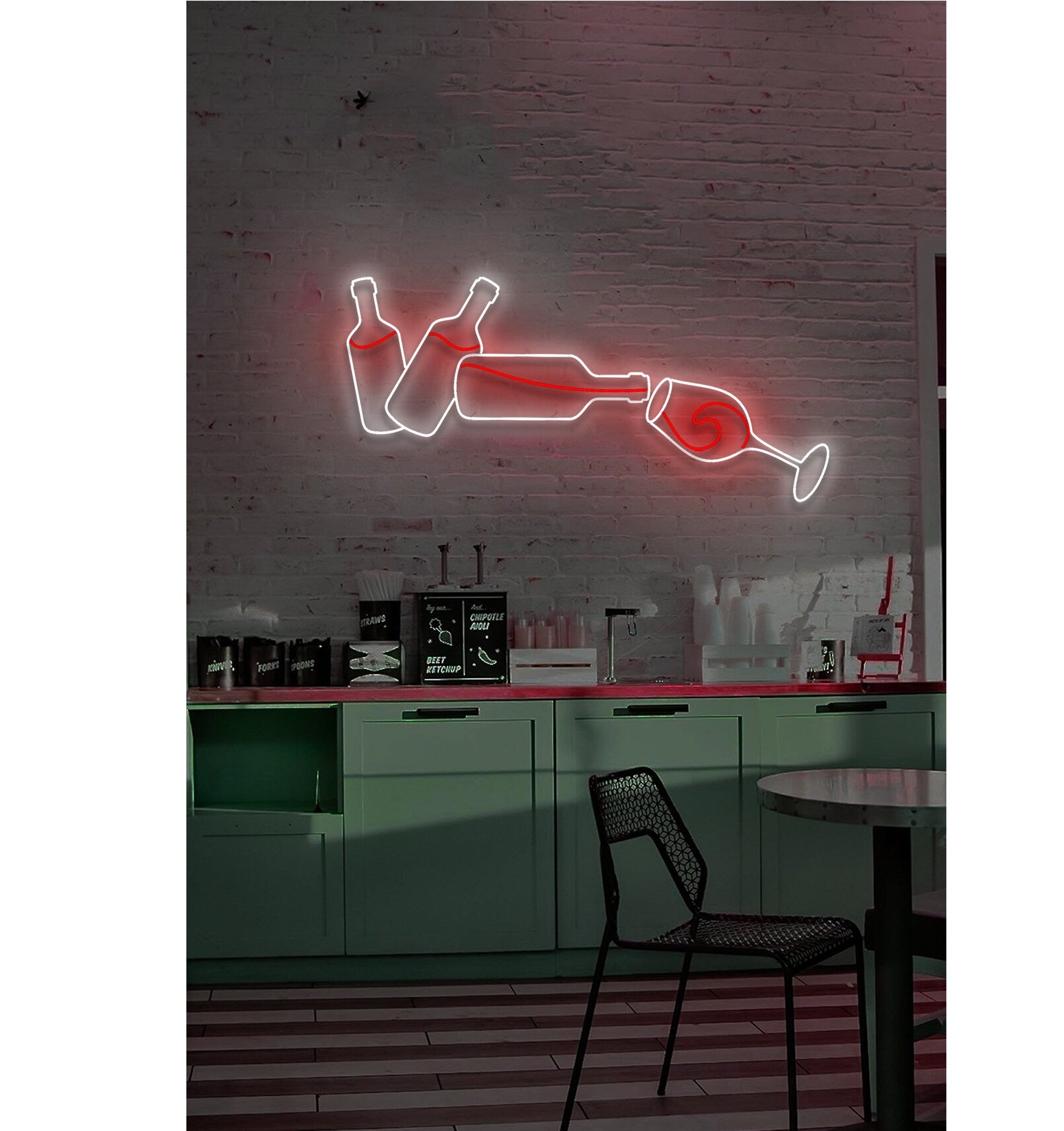 Wine Decor neon sign - Neonon