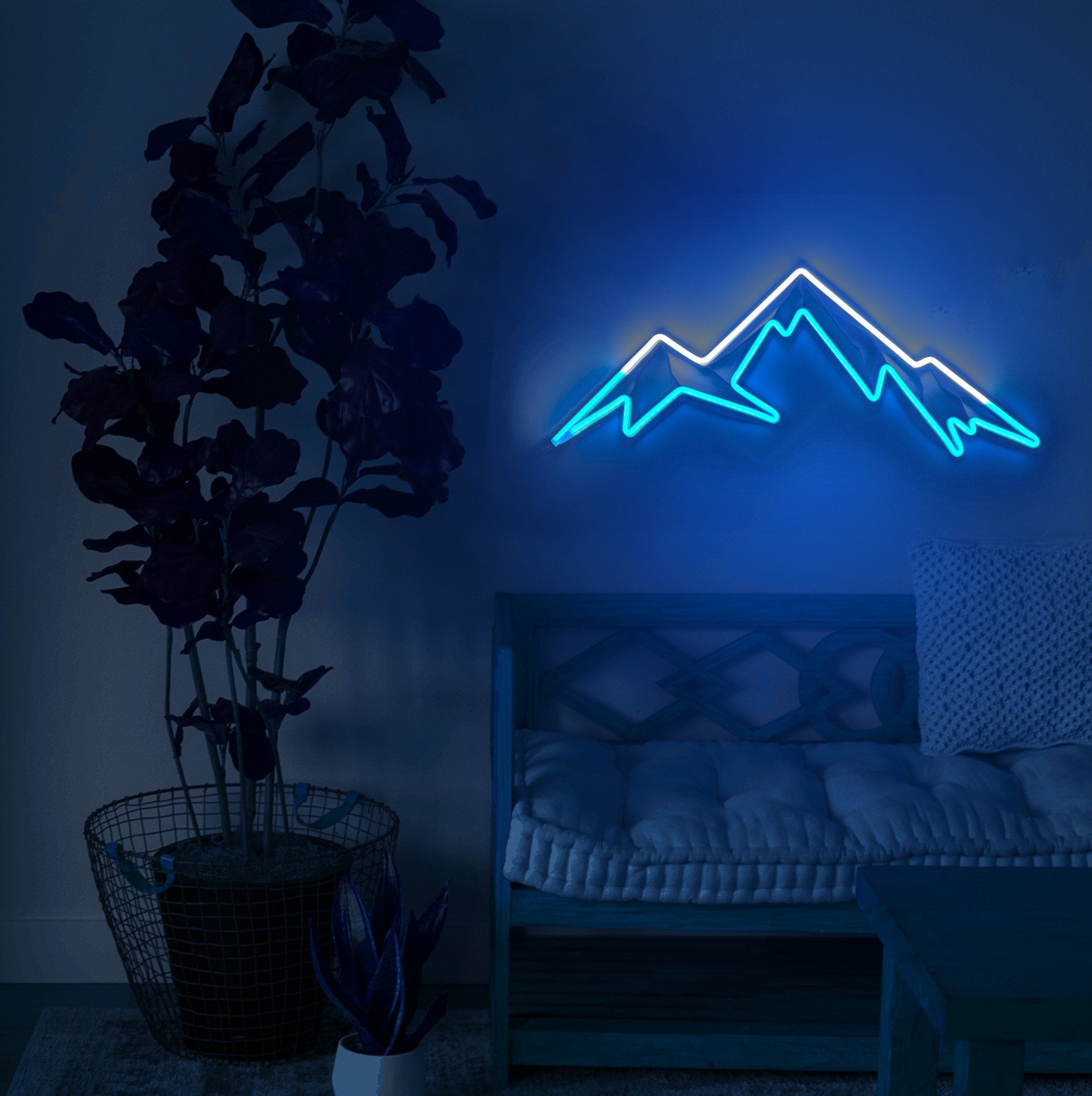 Mountain neon sign - Neonon