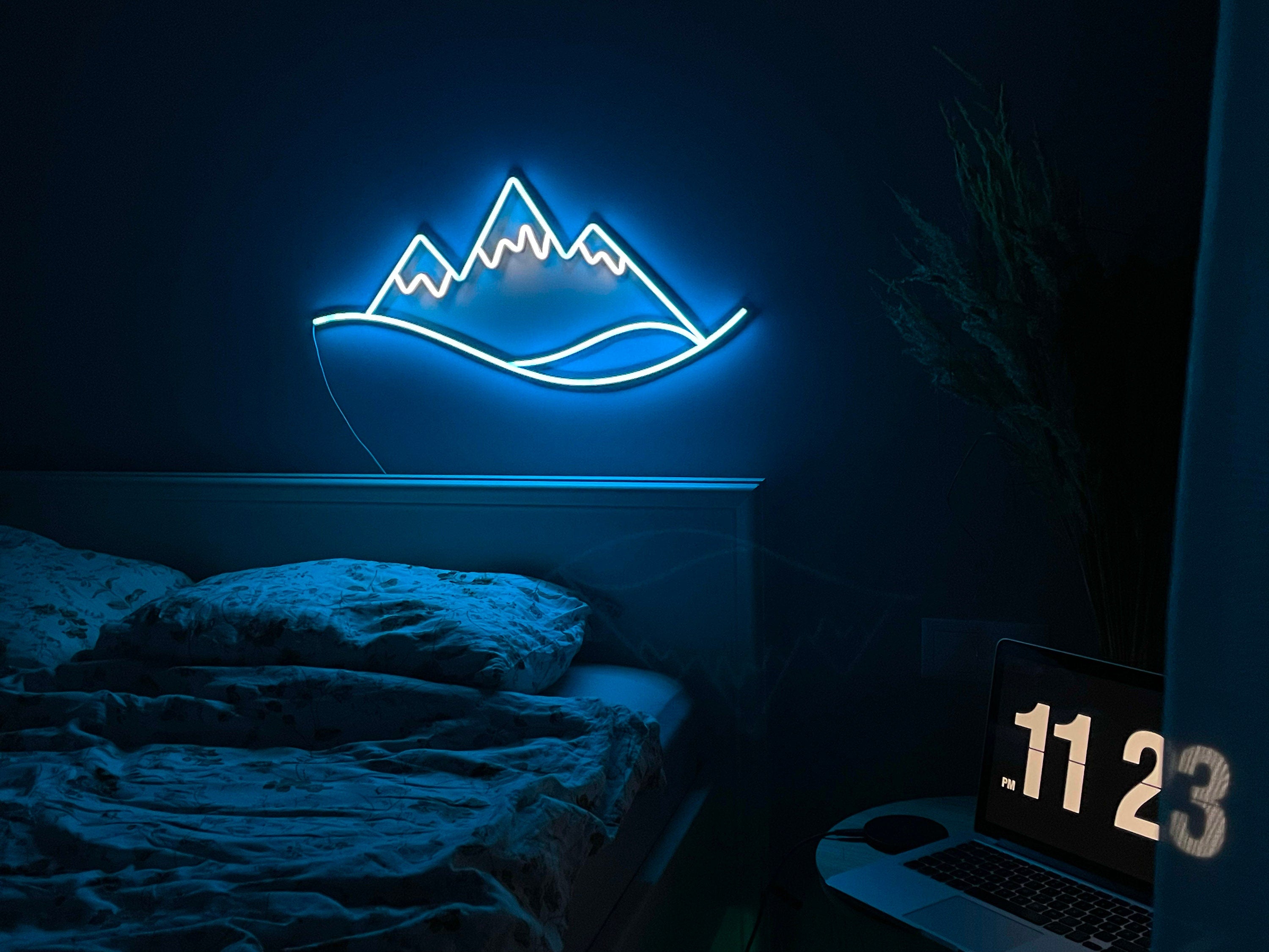 Mountain wall art landscape neon sign - Neonon