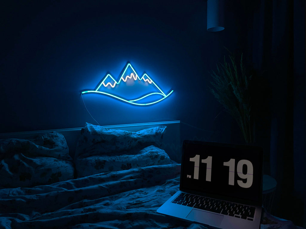 Mountain wall art landscape neon sign - Neonon