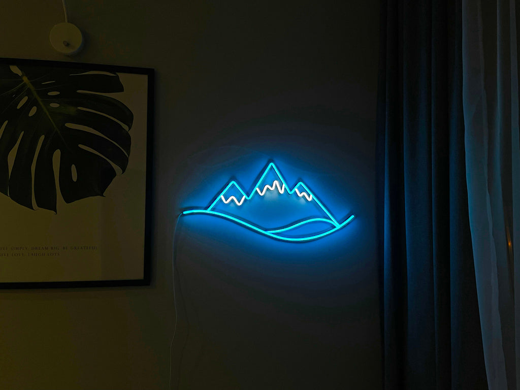 Mountain wall art landscape neon sign - Neonon