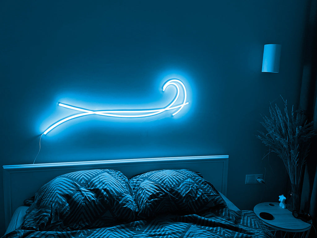 Big wave neon sign - Neonon