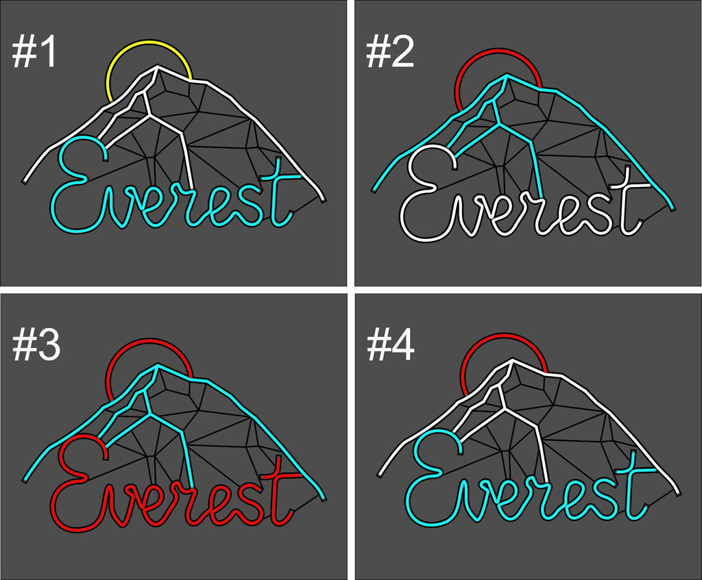 Everest neon sign - Neonon