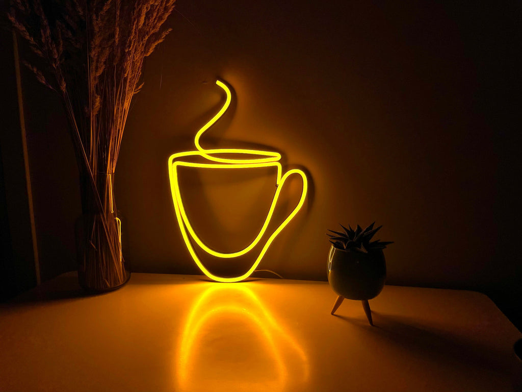 Coffee cup neon sign - Neonon