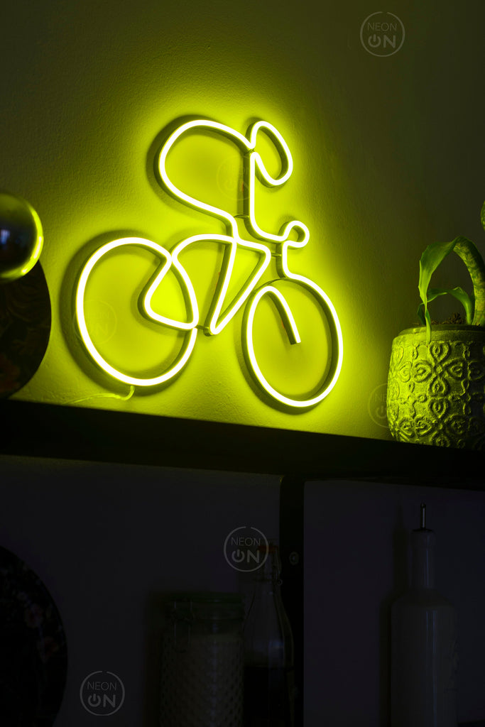 Bicyclist neon sign - Neonon