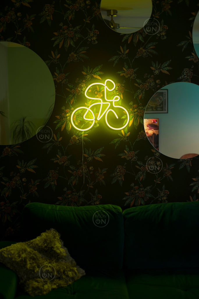 Bicyclist neon sign - Neonon