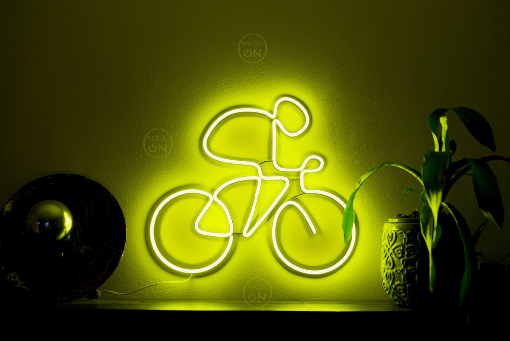 Bicyclist neon sign - Neonon