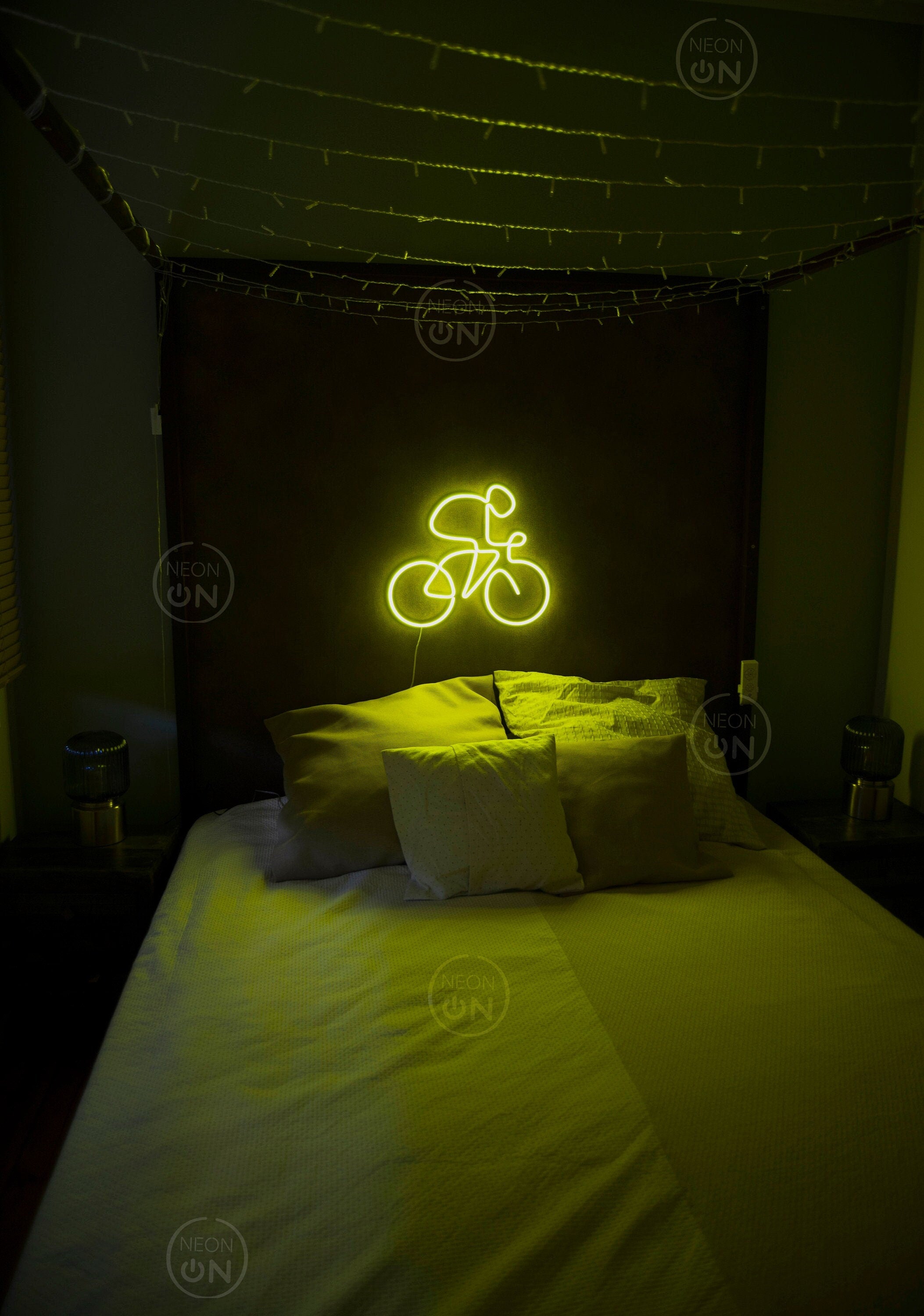 Bicyclist neon sign - Neonon