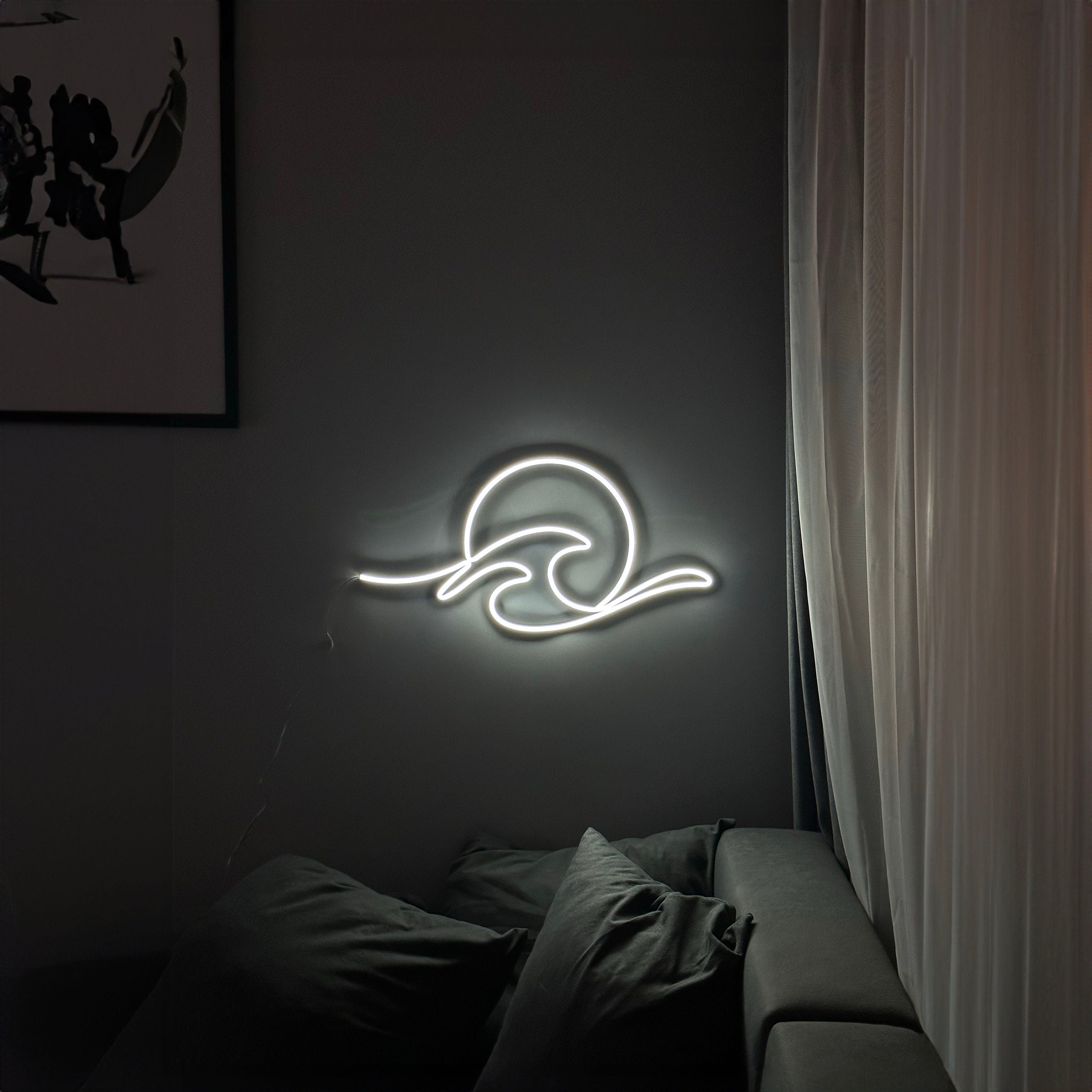 Wave neon sign - Neonon