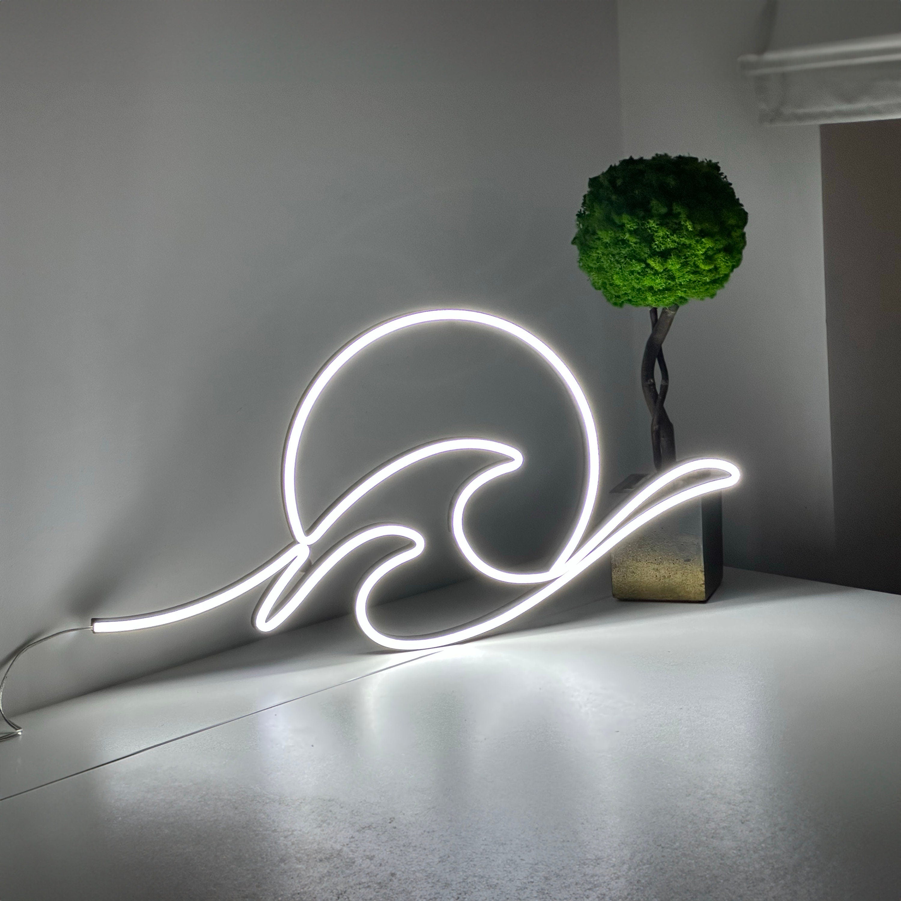 Wave neon sign - Neonon